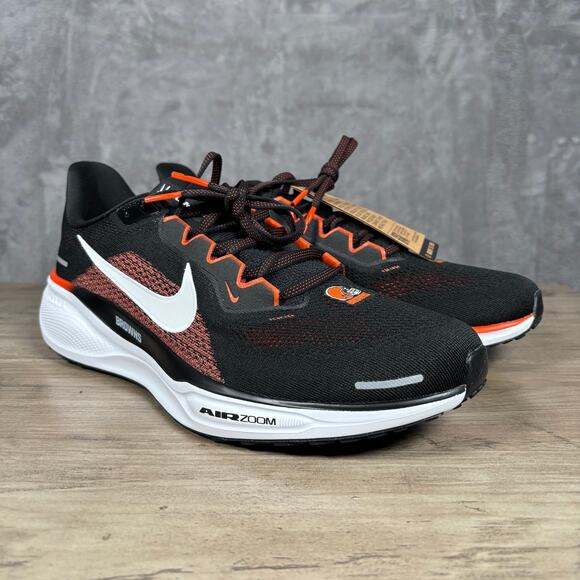 Nike Air Zoom Pegasus 41 Cleveland Browns Men’s 11 Black/Orange NWT - Picture 5 of 10